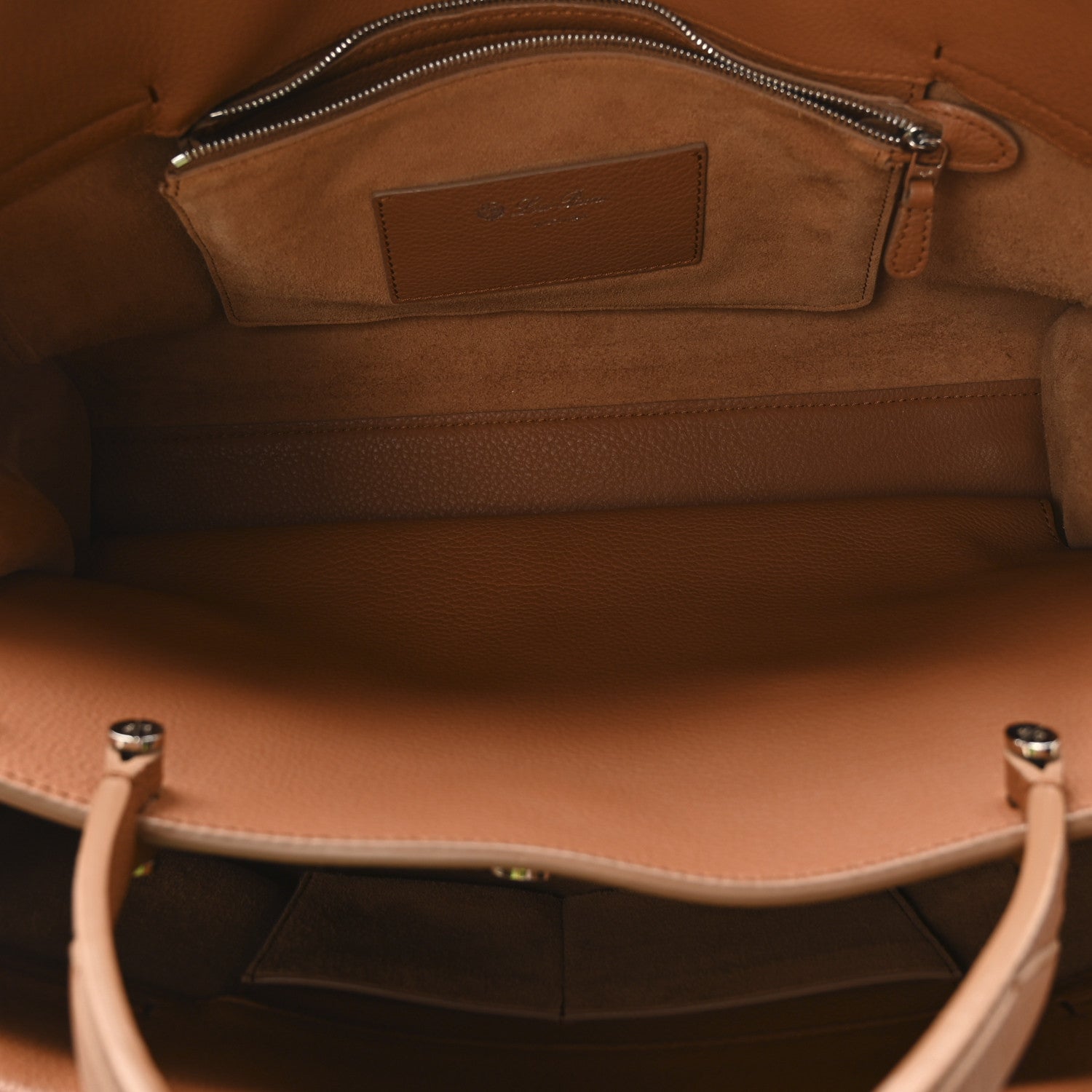 Loro Piana Grained Calfskin Cluisee Large Shoulder Bag 5 of 11