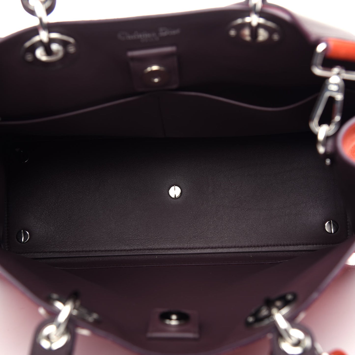Suede Medium Diorissimo Tote True Red Burgundy