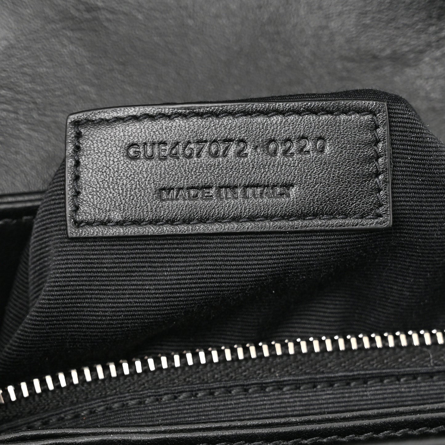 Calfskin Y Quilted Monogram Toy Loulou Crossbody Bag Black