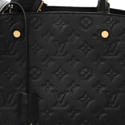 Louis Vuitton Empreinte Montaigne MM Black 8 of 10
