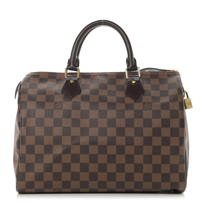 Louis Vuitton Damier Ebene Speedy 30 1 of 13
