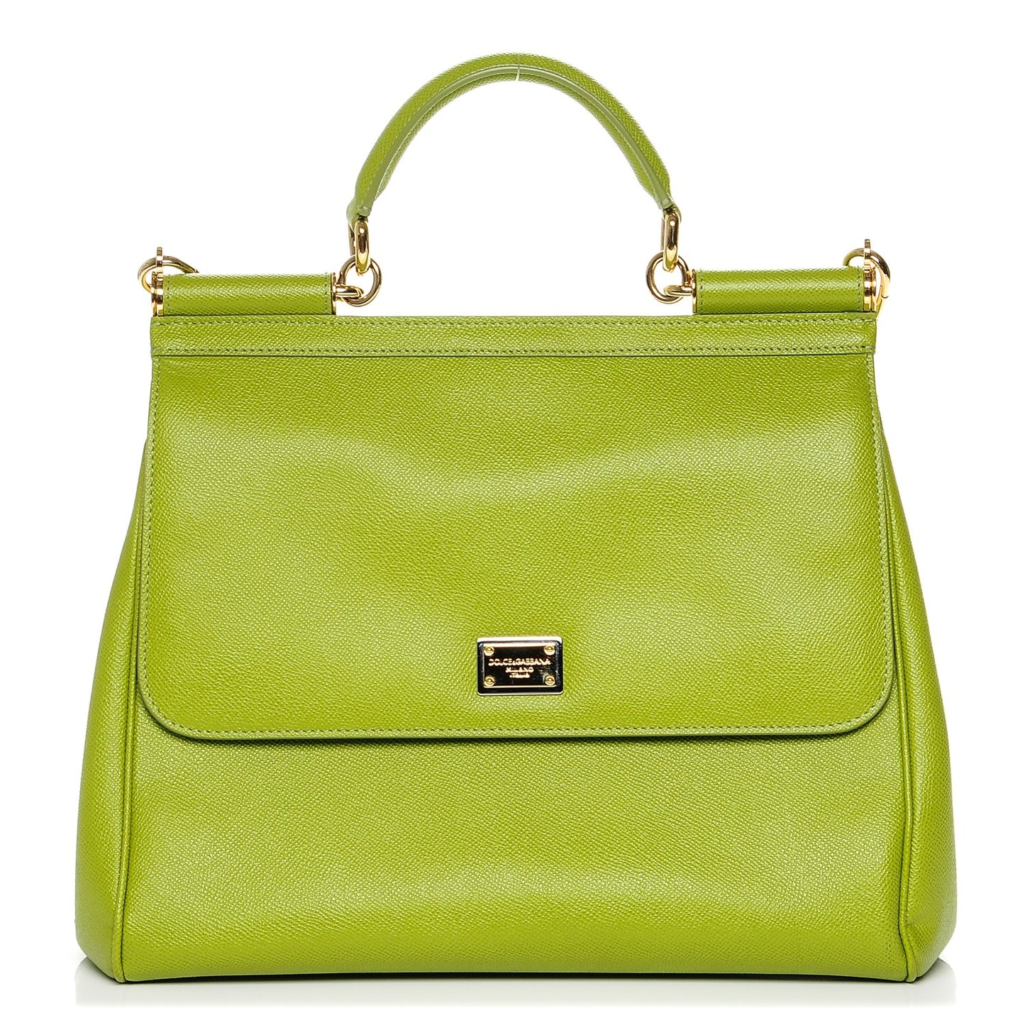Dauphine Large Miss Sicily Satchel Green