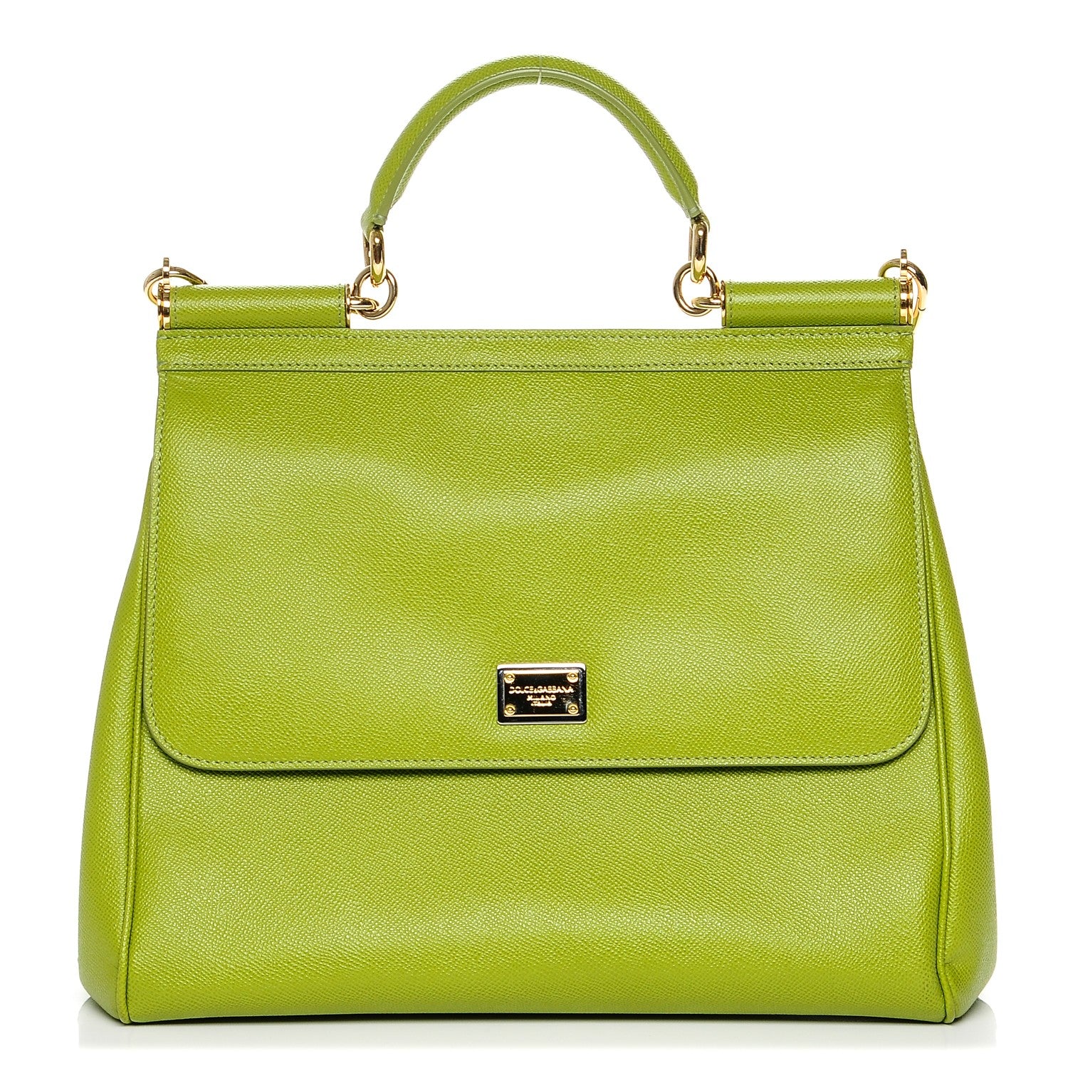 Dolce & Gabbana Dauphine Large Miss Sicily Satchel Green 1 of 6