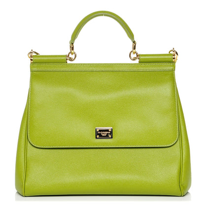 Dolce & Gabbana Dauphine Large Miss Sicily Satchel Green 1 of 6