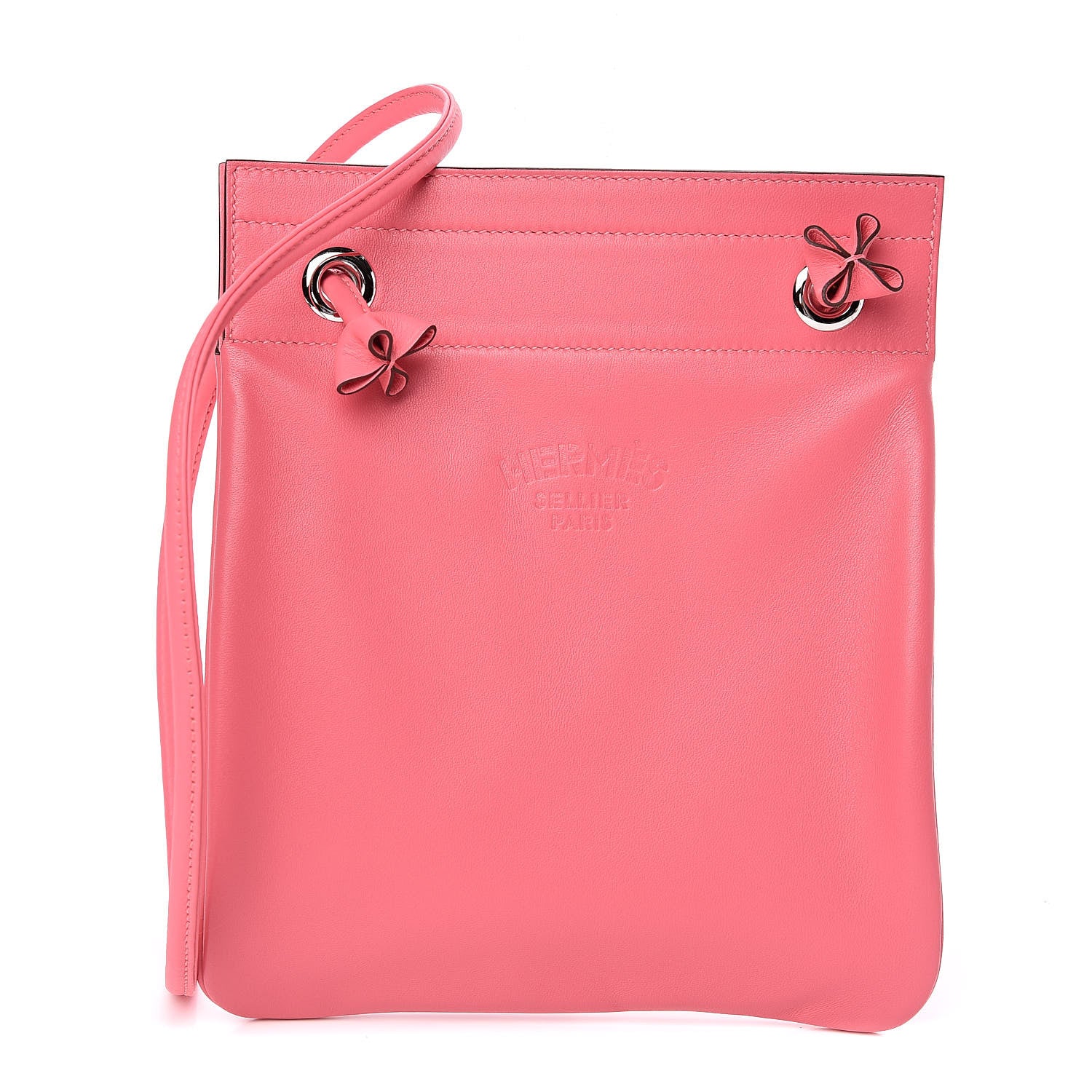 Hermes Milo Lambskin Swift Mini Aline Rose Azalee 1 of 8