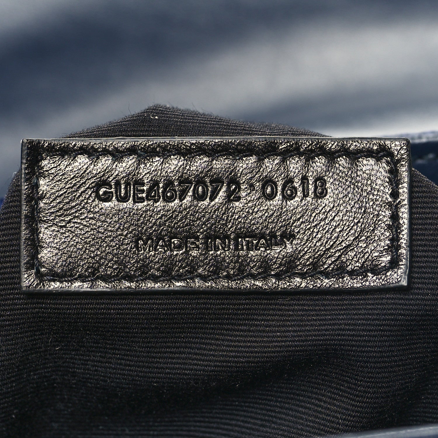 Saint Laurent Velvet Y Quilted Monogram Toy Loulou Chain Satchel Deep Marine 8 of 12