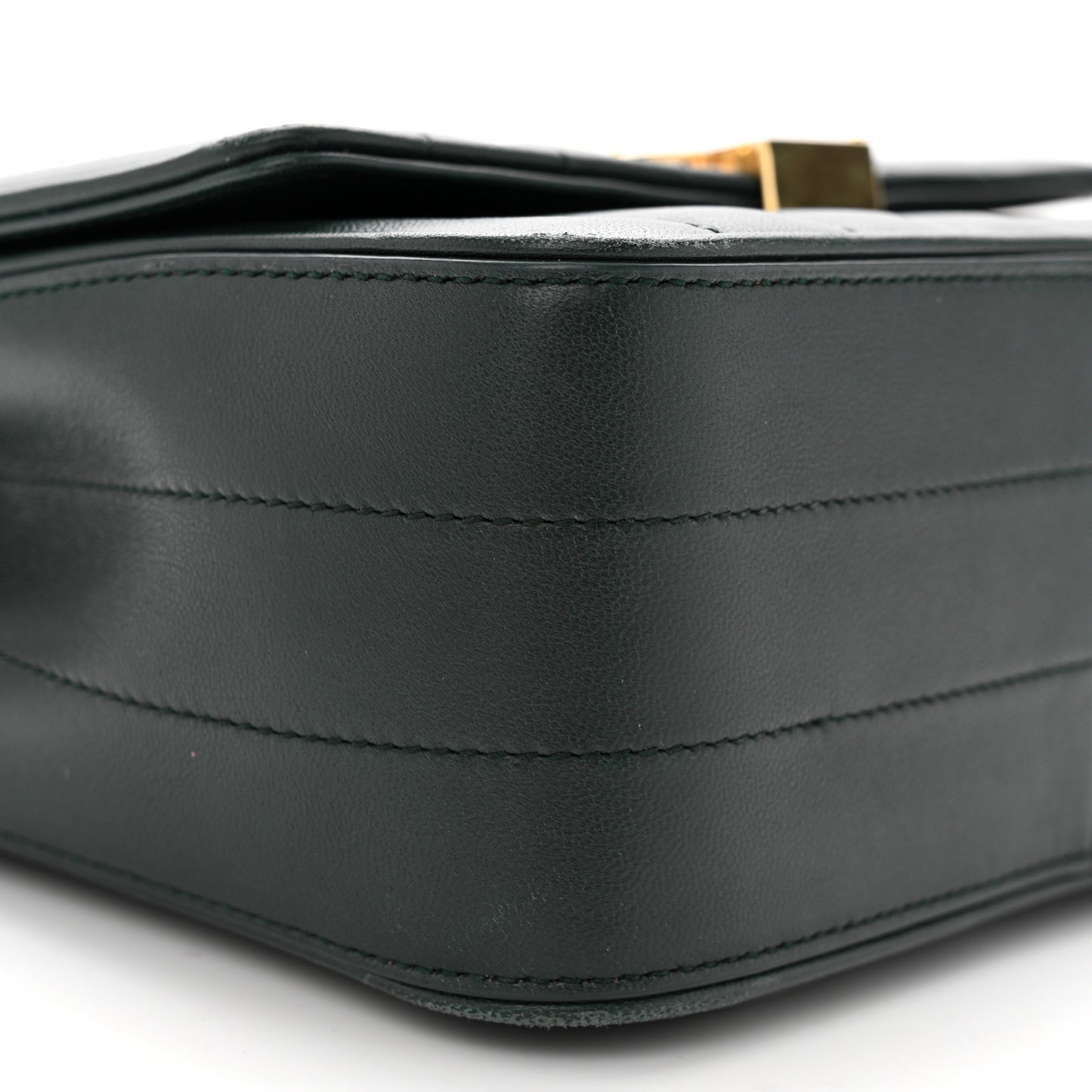 Lambskin Matelasse Monogram Medium Vicky Chain Bag Algae
