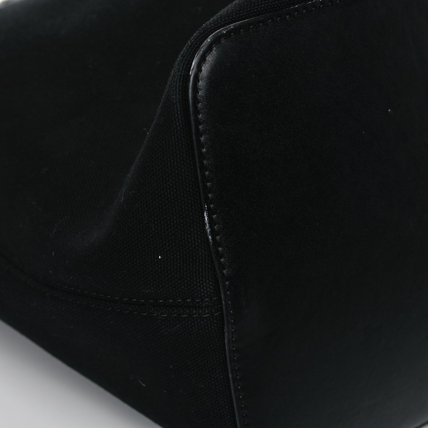 Canvas Medium Antigona Logo Tote Black