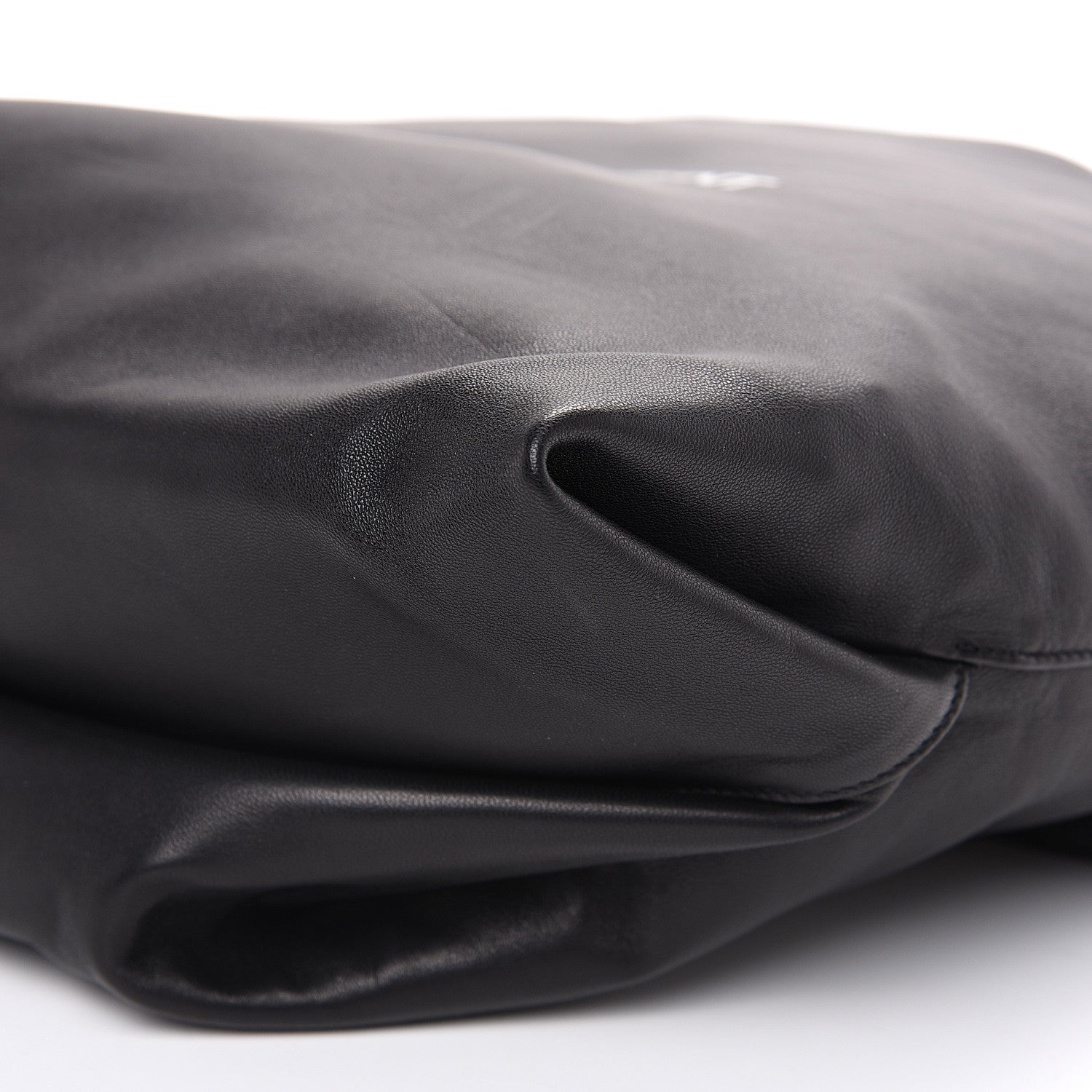 Saint Laurent Lambskin Teddy Bucket Bag Black 7 of 8