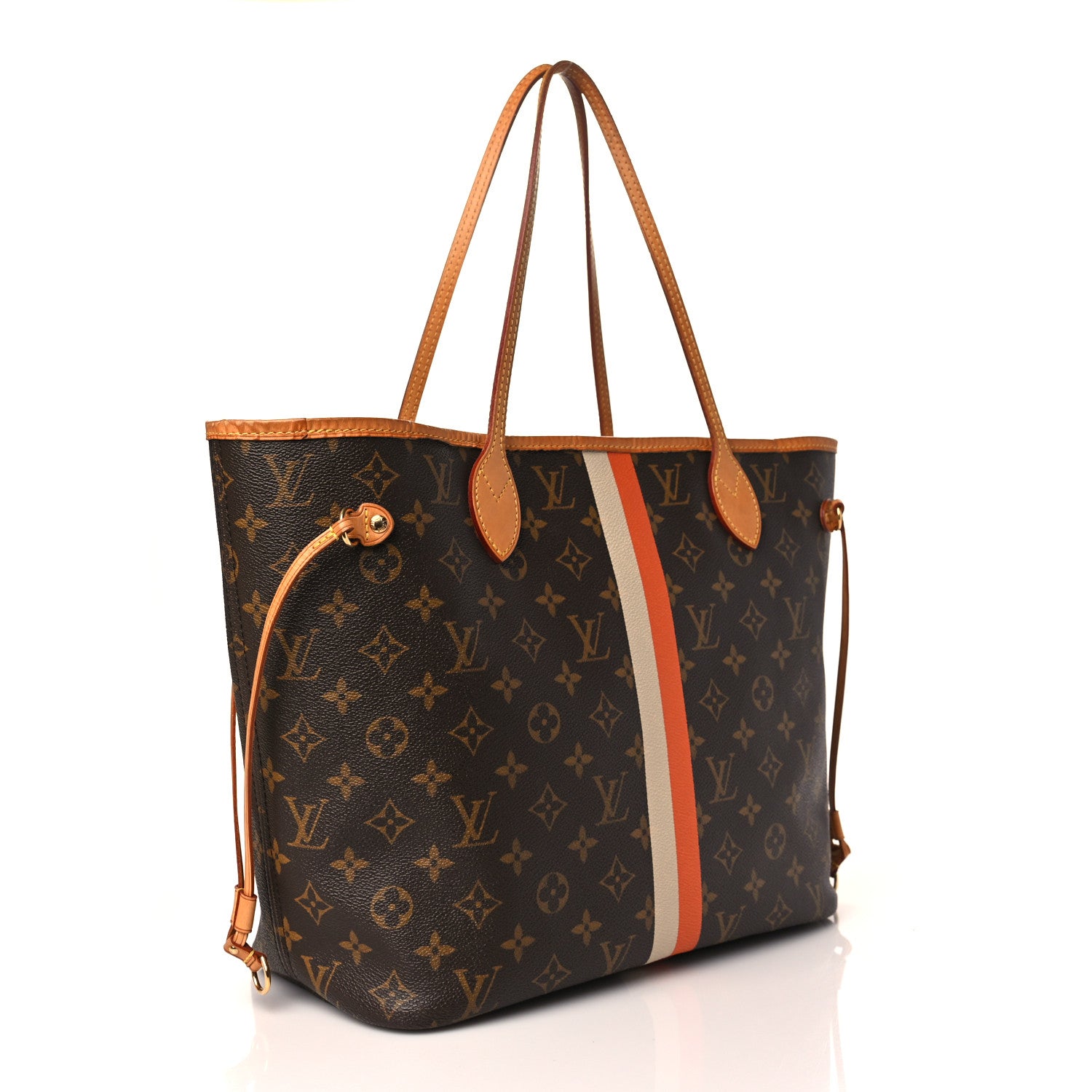 Louis Vuitton Monogram My LV Heritage Neverfull MM Orange Ivory 2 of 10
