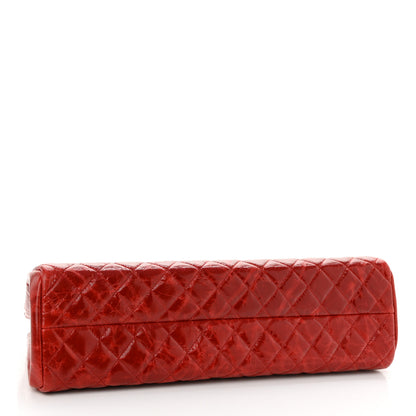 Chanel Glazed Calfskin Quilted Medium Just Mademoiselle Red 4 of 10