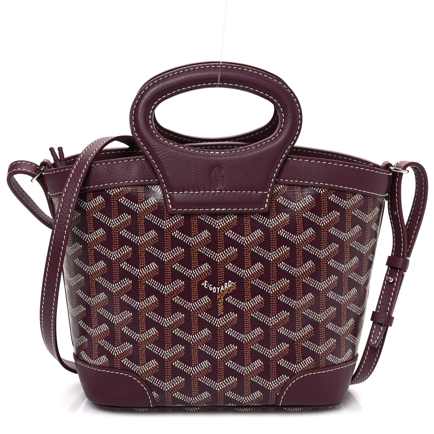 Goyardine Beluga Mini Burgundy