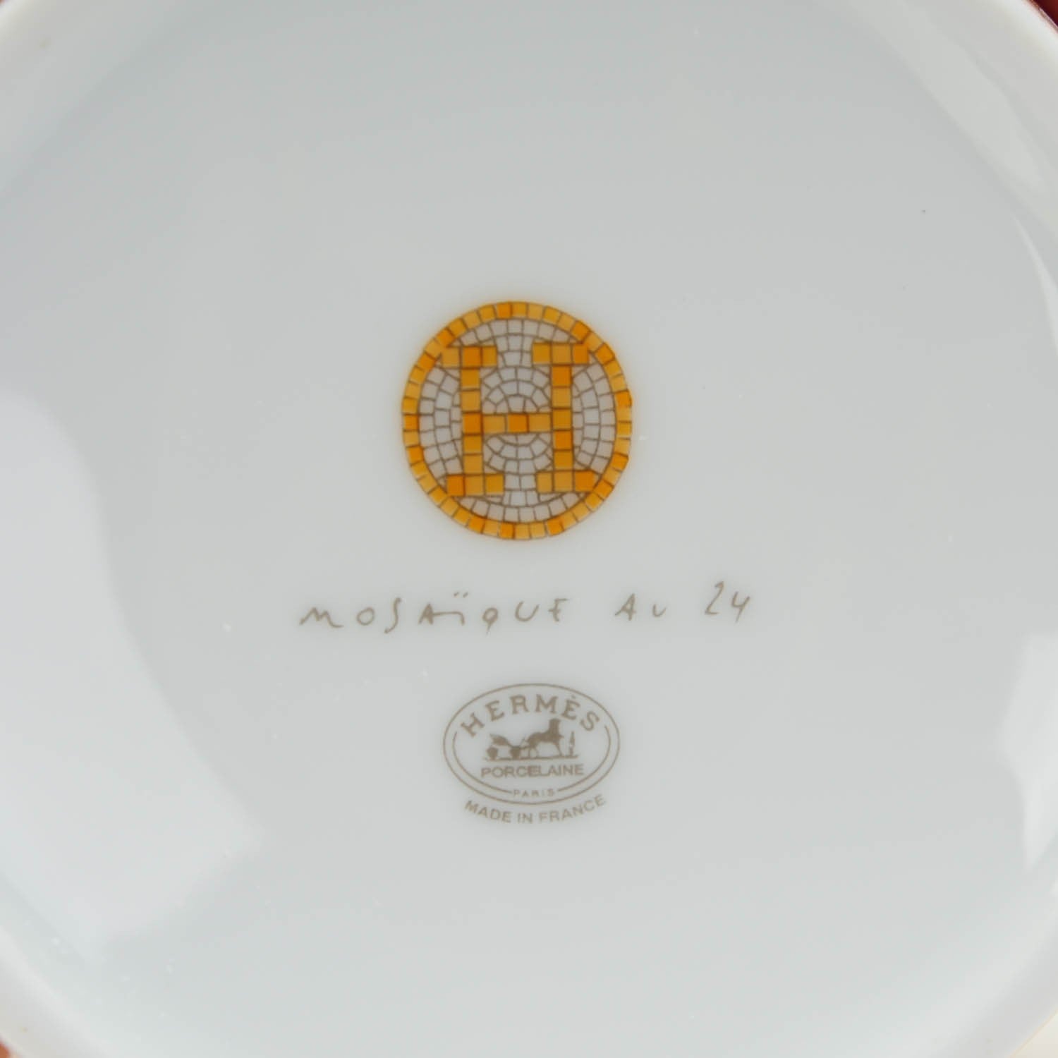Hermes Porcelain Mosaique au 24 Mug 4 of 6