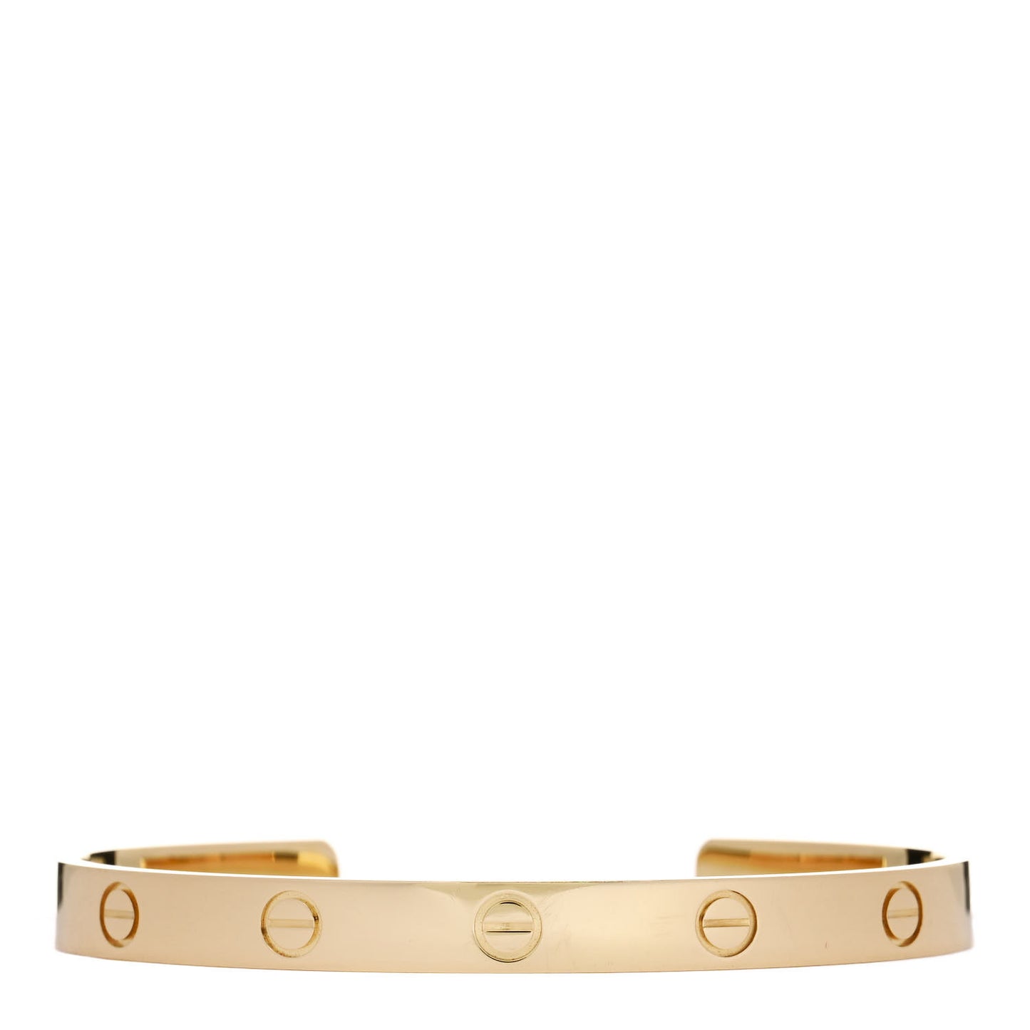18K Yellow Gold LOVE Cuff Bracelet 18