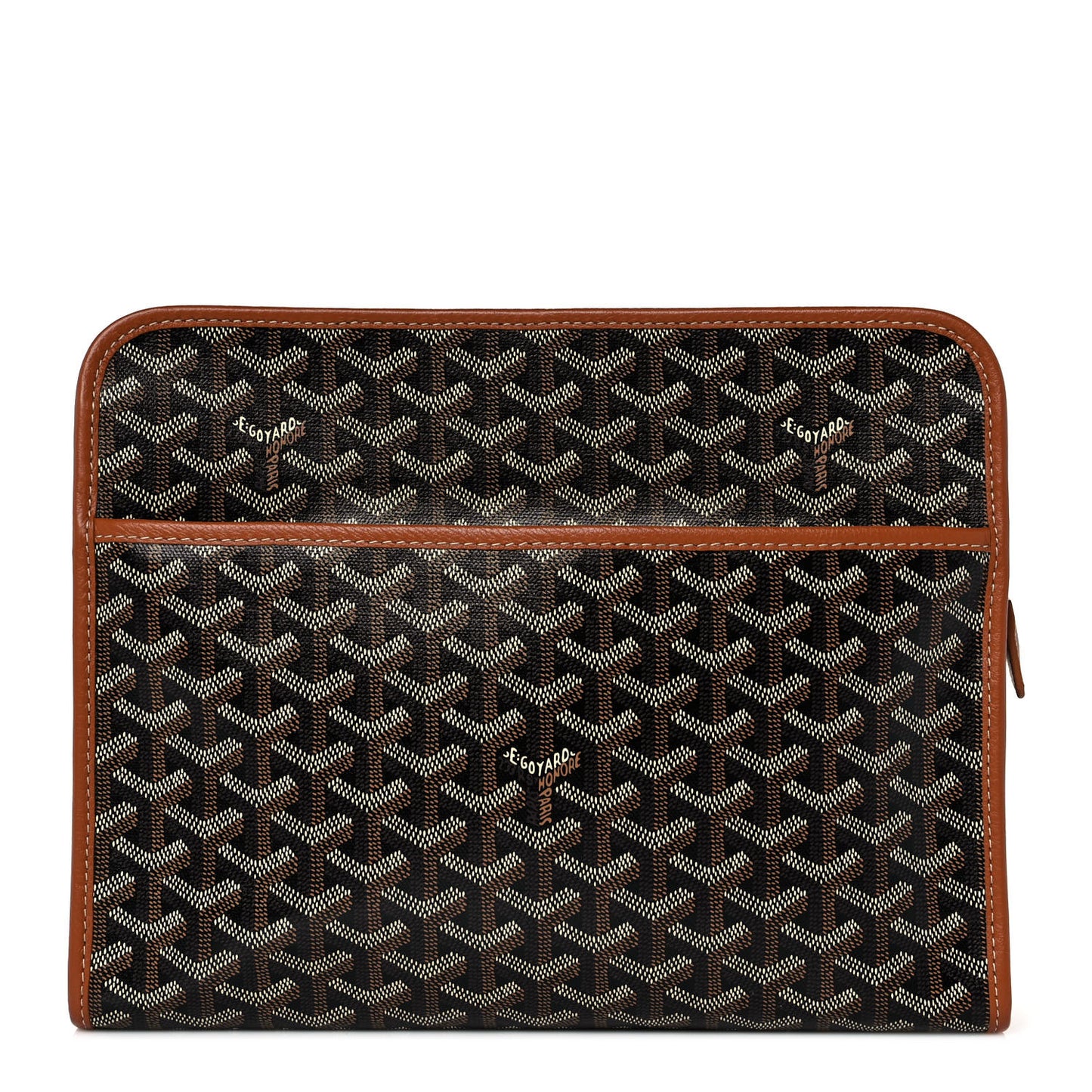 Goyardine Jouvence GM Toiletry Pouch Black Gold