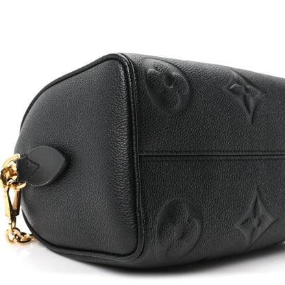 Louis Vuitton Empreinte Monogram Giant Speedy Bandouliere 20 Black 8 of 9