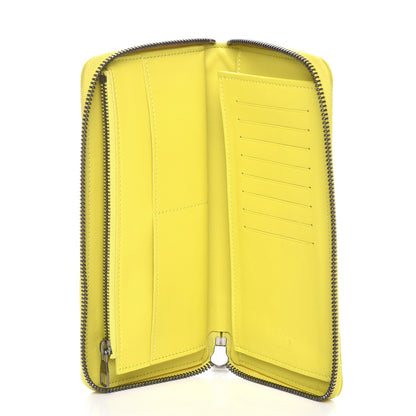 Louis Vuitton Damier Infini Zippy Vertical Wallet Vert Acide 5 of 7