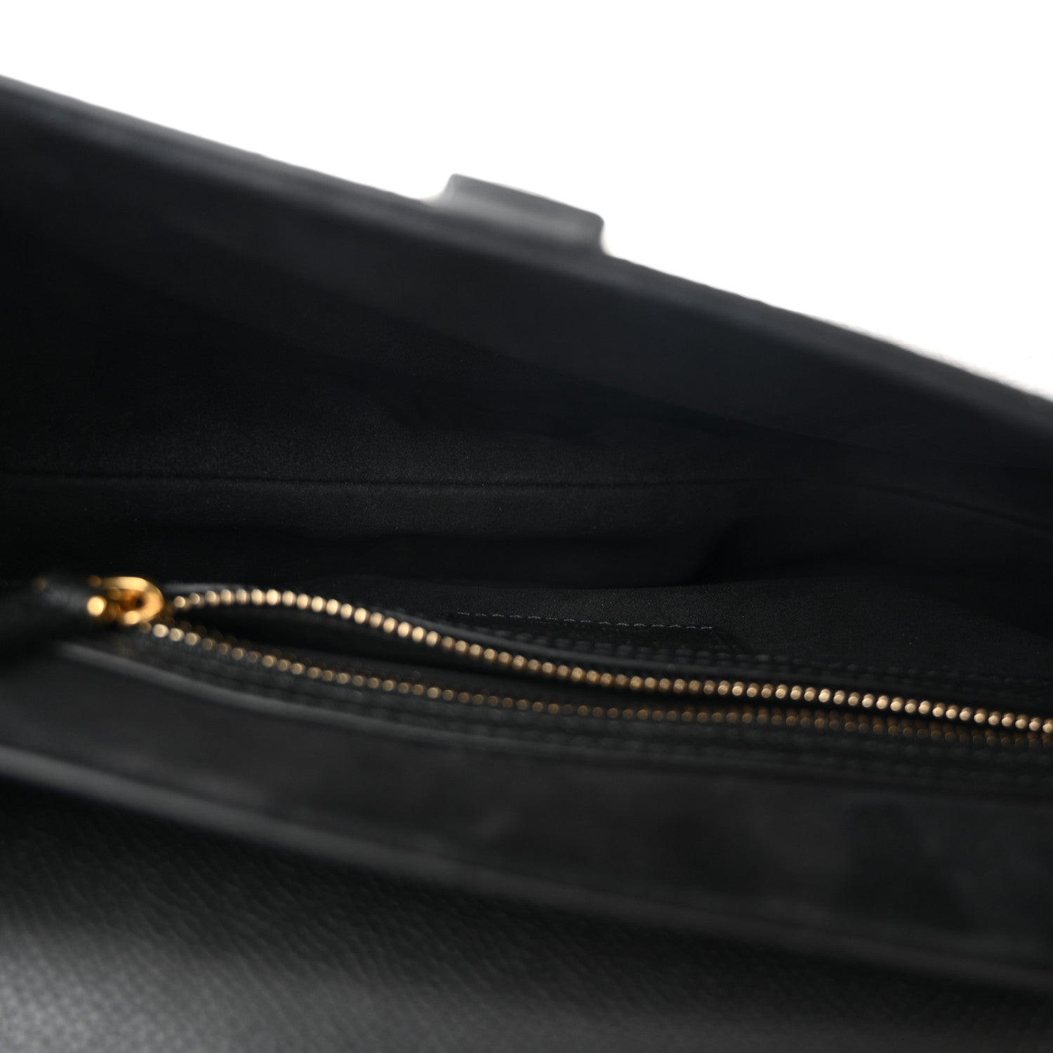 Christian Dior Grained Calfskin Saddle Bag Black 5 of 10