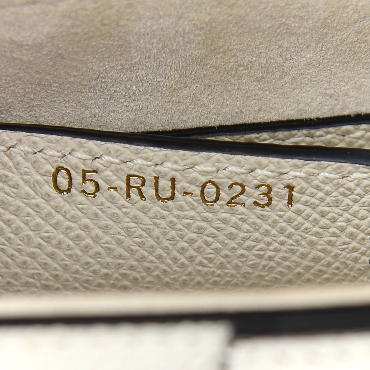 Grained Calfskin Saddle Bag White