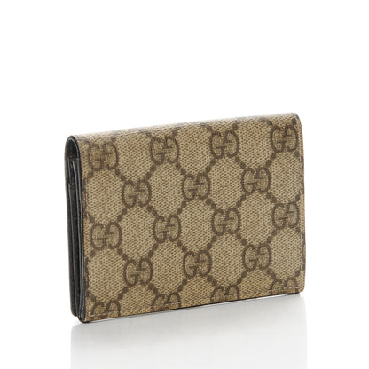 Gucci GG Plus Monogram Business Card Case Dark Brown 3 of 7