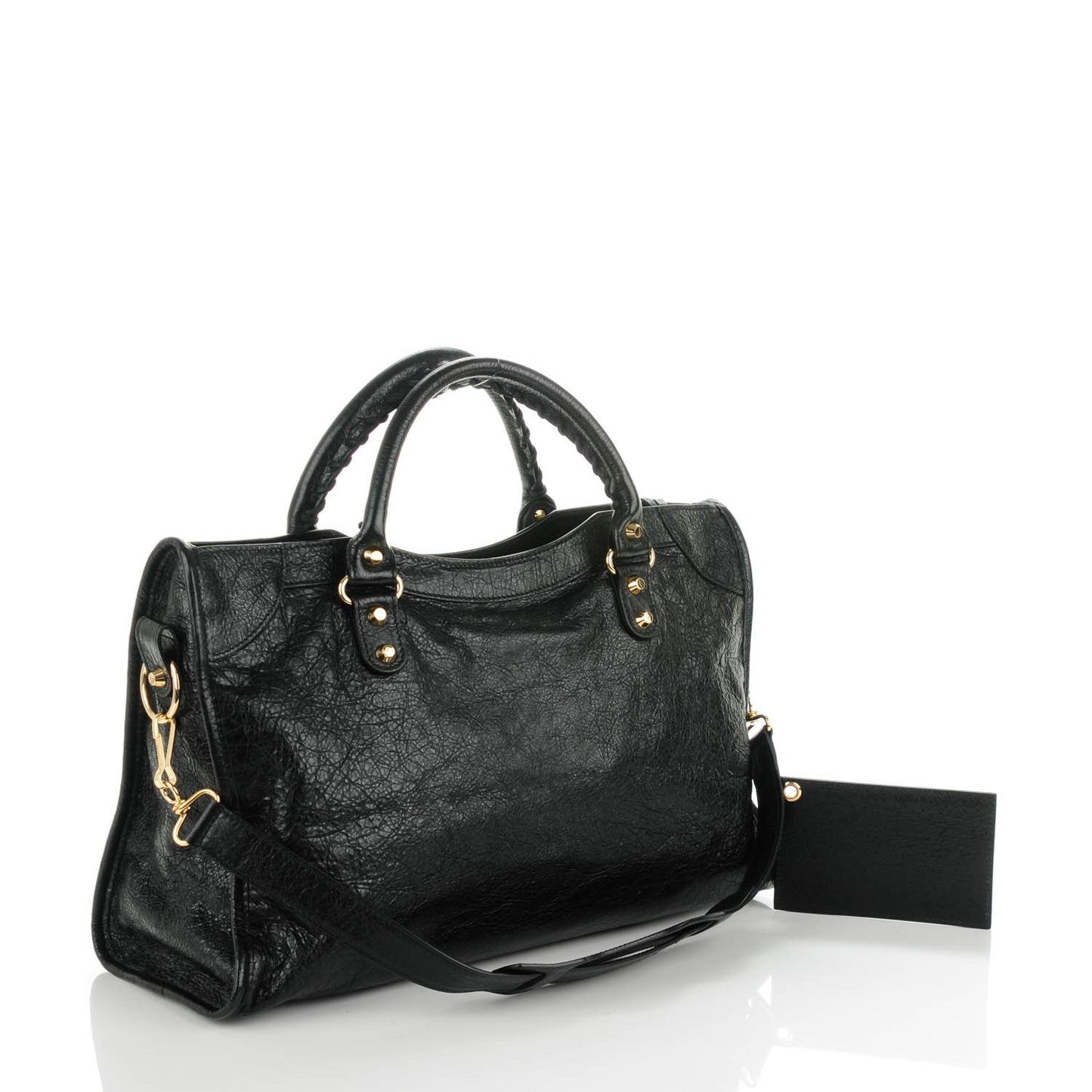 Agneau Classic Gold Hardware City Black