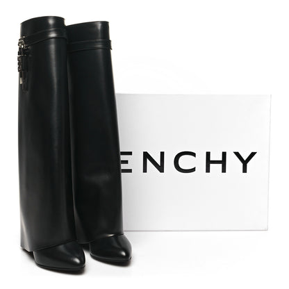 Givenchy Calfskin Shark Lock Pant Boots 39.5 Black 8 of 8