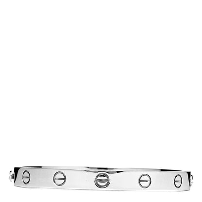Cartier 18K White Gold LOVE Bracelet 16 3 of 6