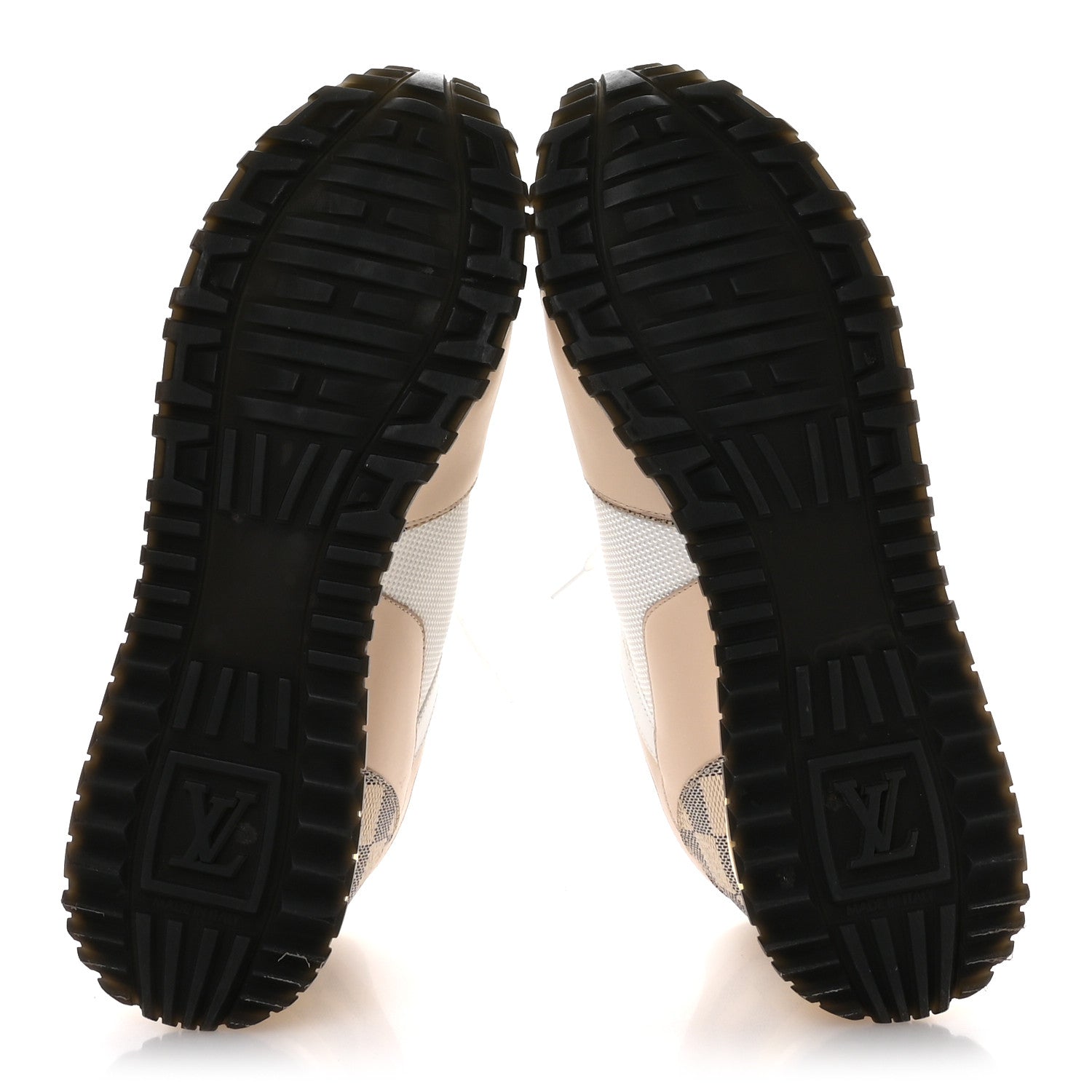 Louis Vuitton Calfskin Damier Azur Run Away Sneakers 39 White 6 of 8