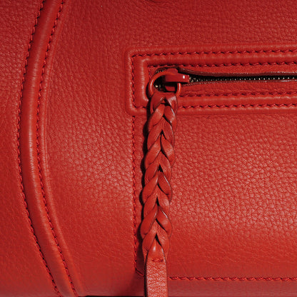 Celine Supple Calfskin Medium Phantom Luggage Orange 8 of 12