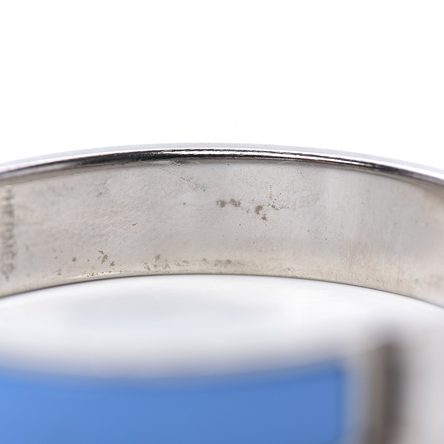 Enamel Narrow Clic Clac H Bracelet PM Bleu Transat