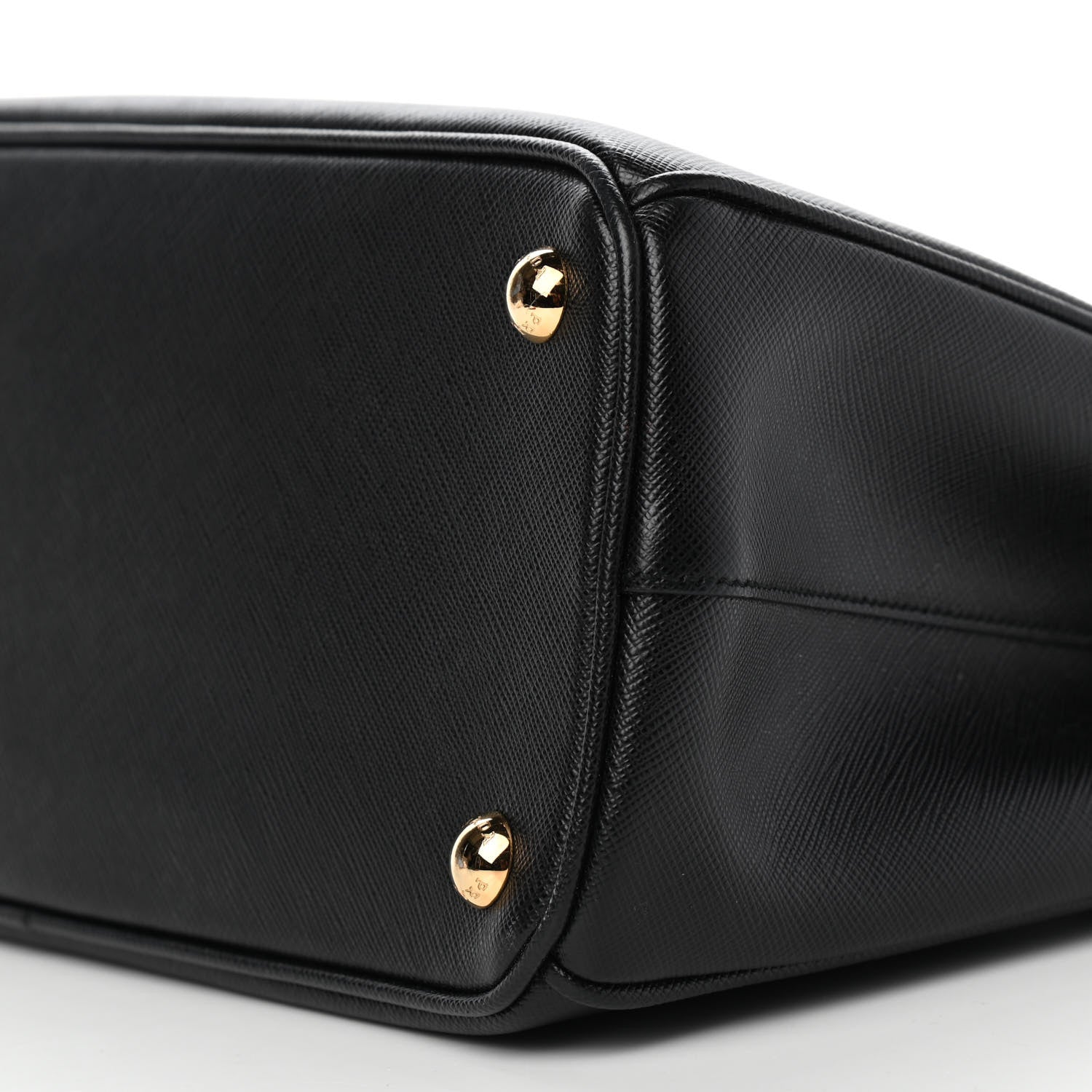 Prada Saffiano Small Galleria Double Zip Tote Black 9 of 9