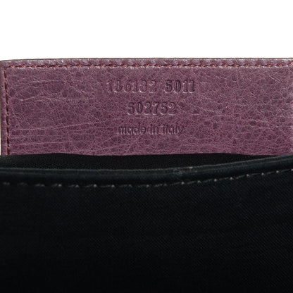 Balenciaga Agneau Giant 21 Silver Hardware Envelope Clutch Murier 9 of 11