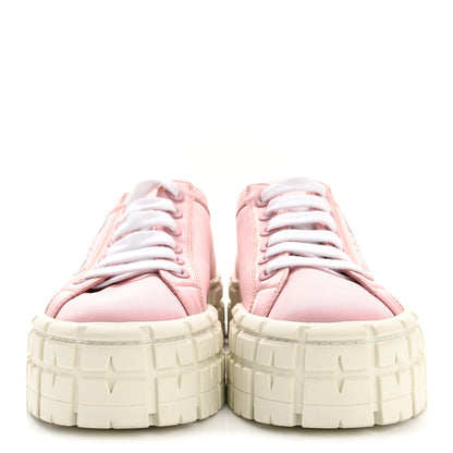 Prada Re-Nylon Gabardine Triangle Logo Double Wheel 50mm Sneakers 38 Alabastro 8 of 24
