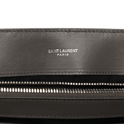 Saint Laurent Calfskin Y Quilted Monogram Medium Loulou Chain Satchel Earth 6 of 13