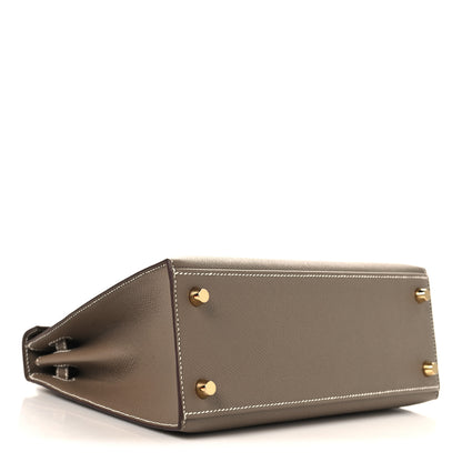 Hermes Epsom Kelly Sellier 25 Etoupe 4 of 13