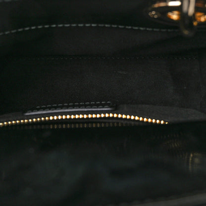 Christian Dior Patent Cannage Mini Lady Dior Black 9 of 9