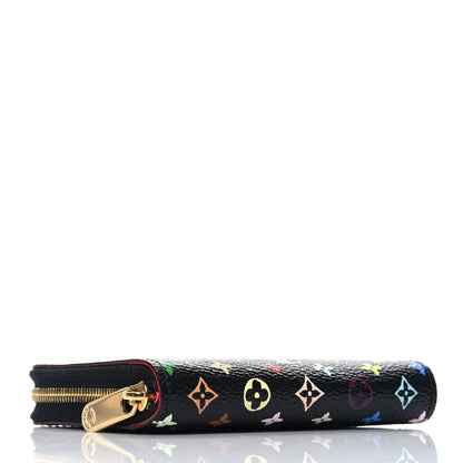 Louis Vuitton Monogram Multicolor Zippy Coin Purse Black Grenade 4 of 8