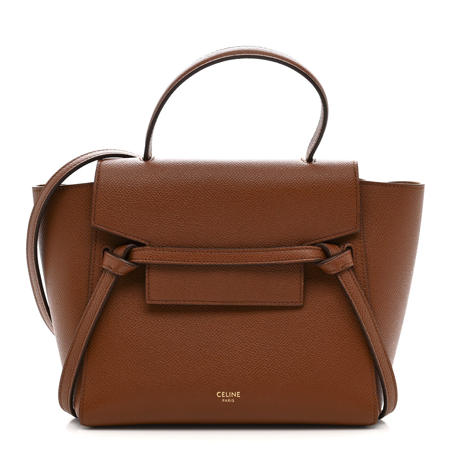 Celine Grained Calfskin Nano Belt Bag Caramel 1 of 11