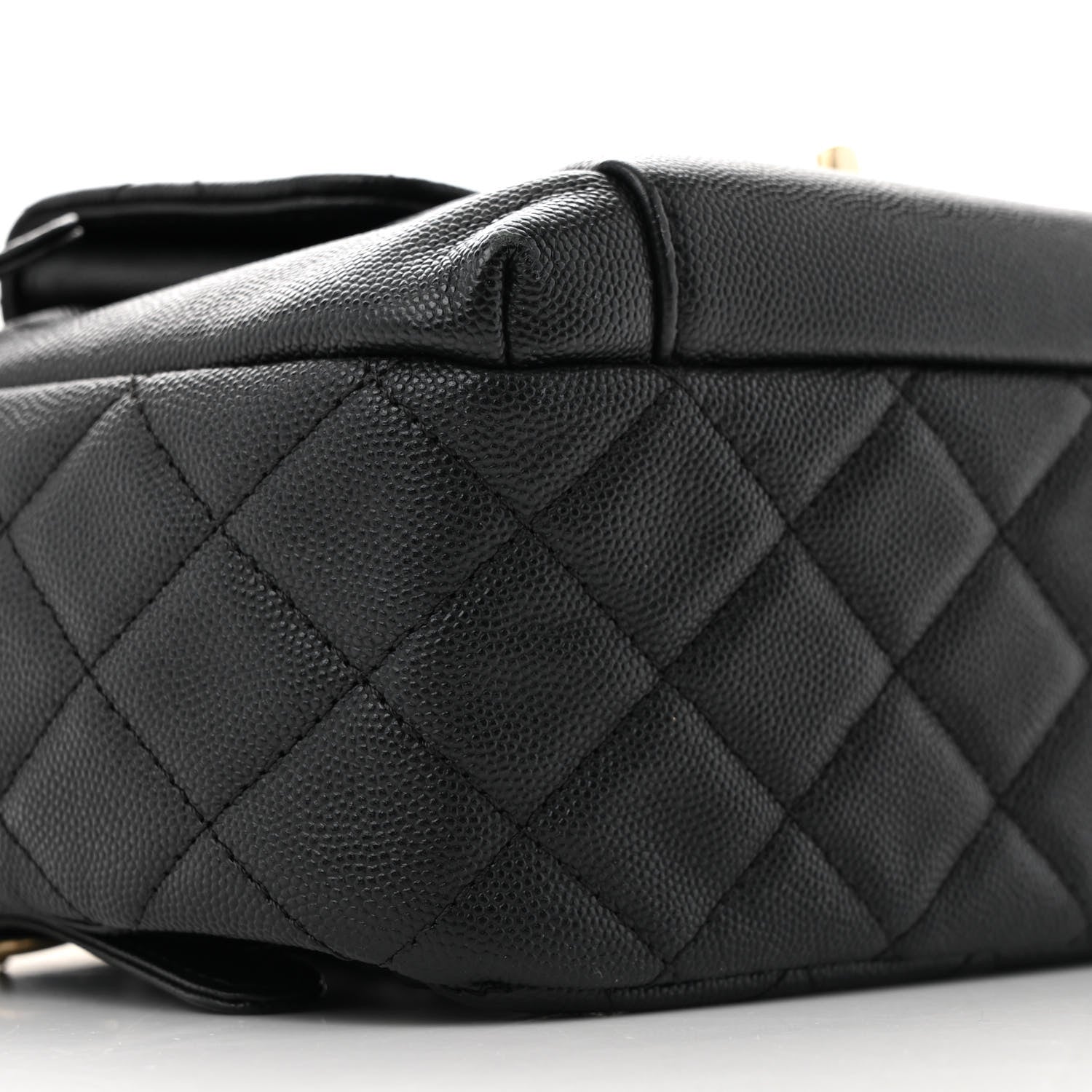 Chanel Caviar Quilted Medium Zip Around Backpack Black 9 of 14