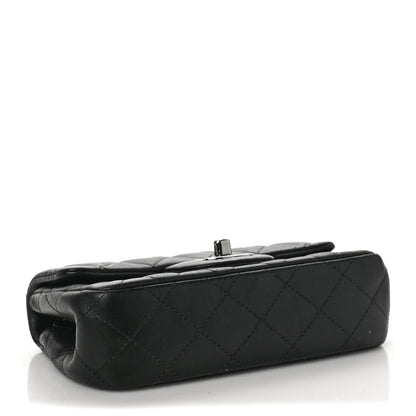 Chanel Lambskin Quilted Extra Mini Rectangular Flap Black 4 of 7