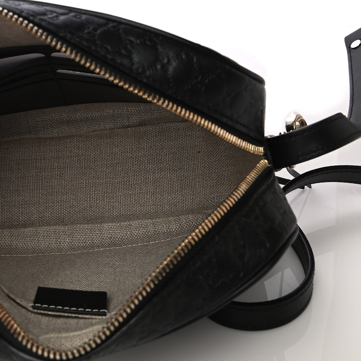 Gucci Microguccissima Mini Bree Messenger Bag Black 5 of 5