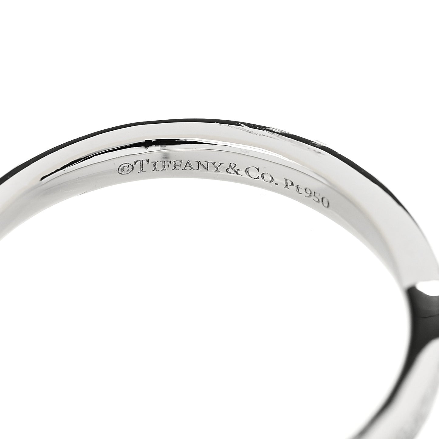 Platinum Diamond Harmony Bead-Set Band Ring 53 6.5