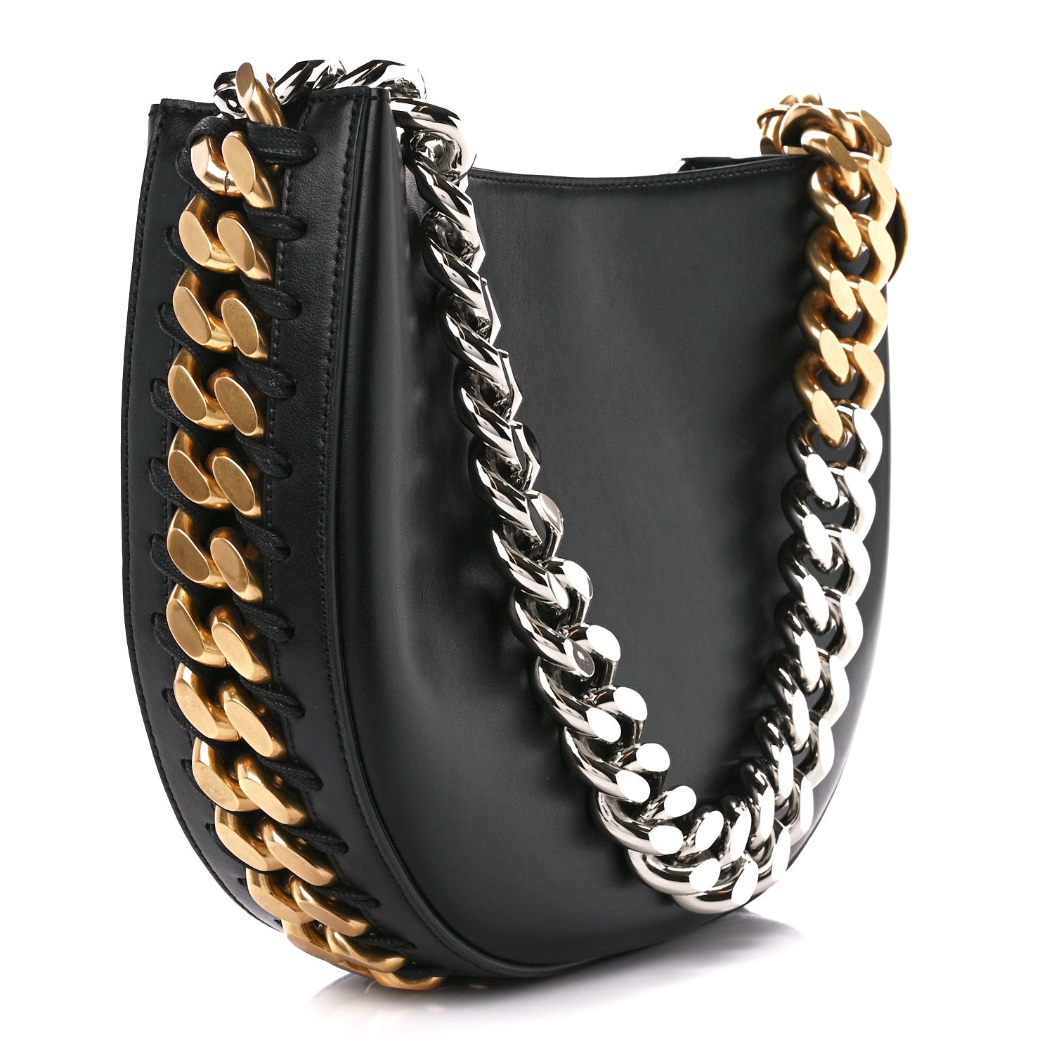 Stella McCartney Eco Alter Nappa Frayme Shoulder Bag Black 3 of 11