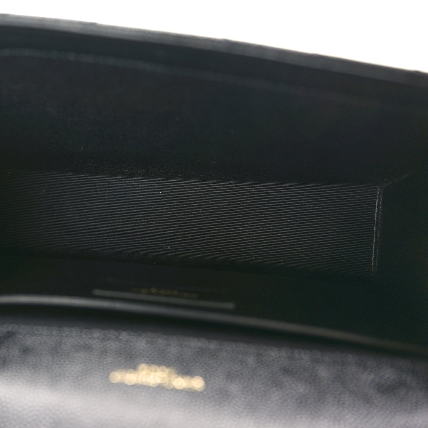 Grain De Poudre Matelasse Chevron Medium Monogram Satchel Black