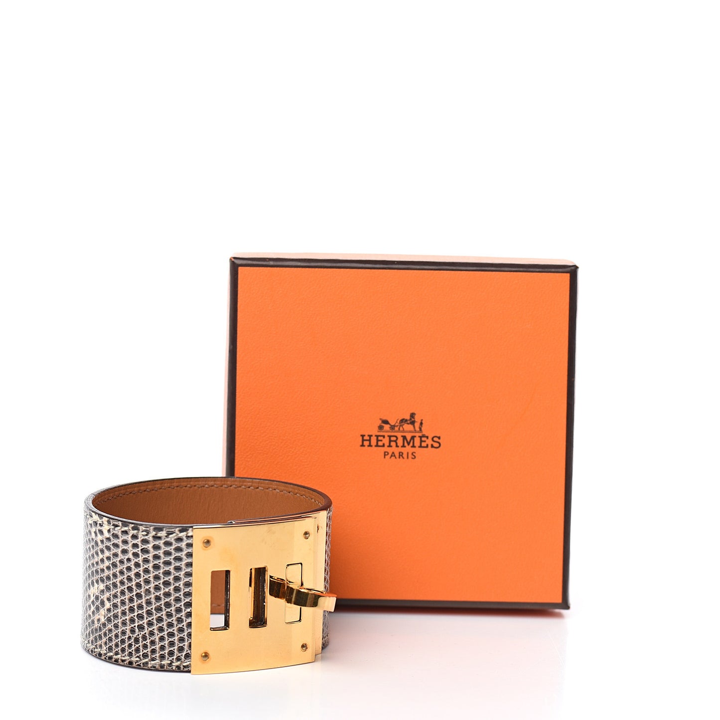 Lizard Kelly Dog Cuff T3 Ombre