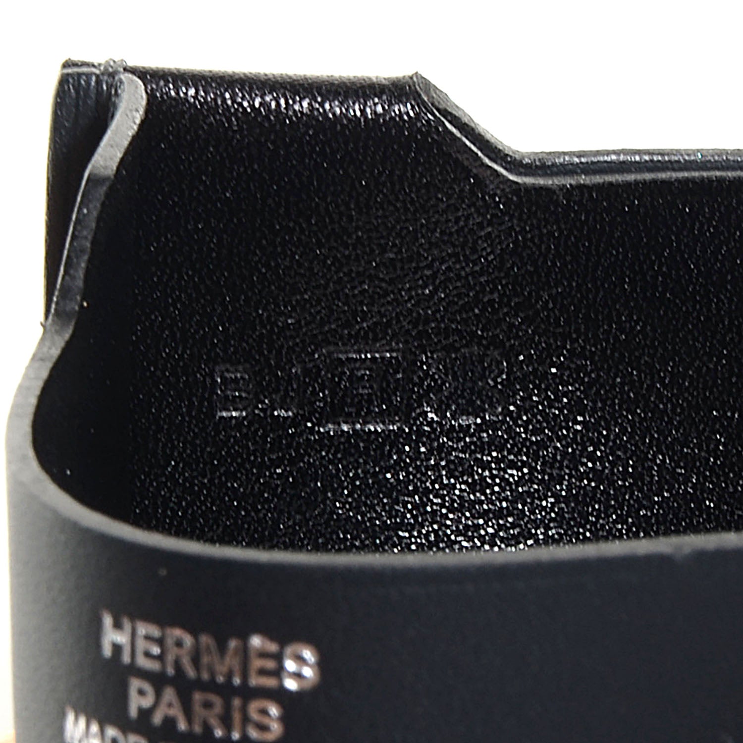 Hermes Box Sombrero Manhattan Card Holder Bleu Obscur Black 4 of 5