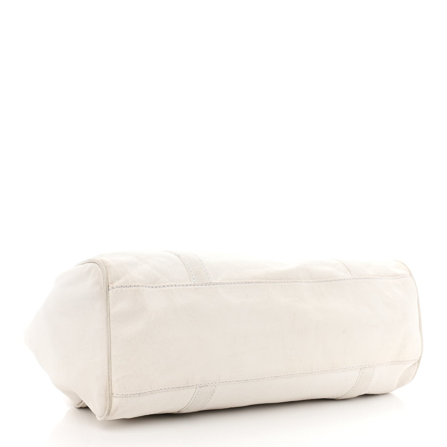 Calfskin Forever Shoulder Bag White