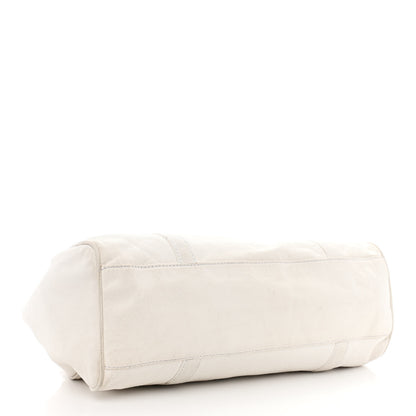 Fendi Calfskin Forever Shoulder Bag White 4 of 16