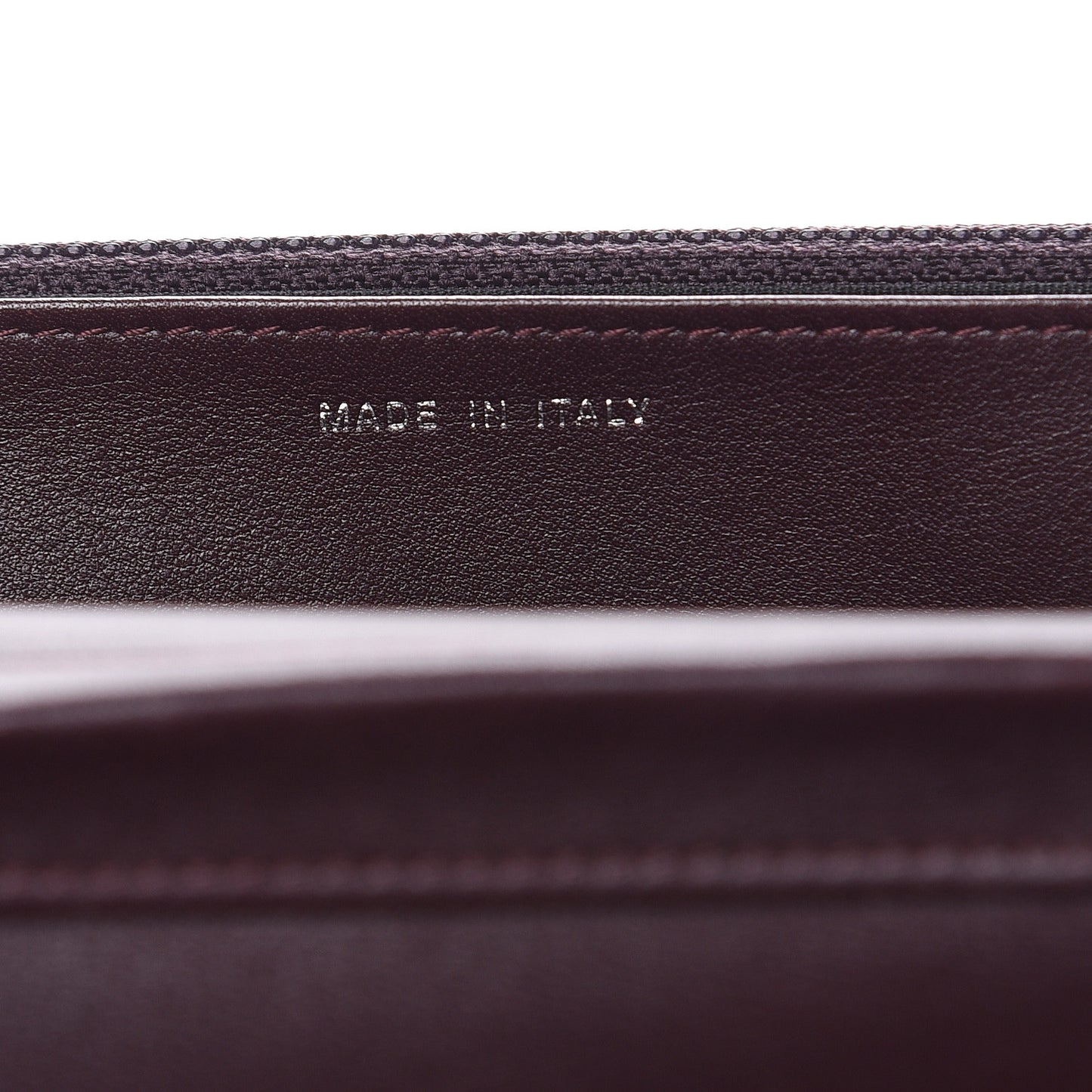 Patent Coco Cabas Wallet On Chain WOC Burgundy