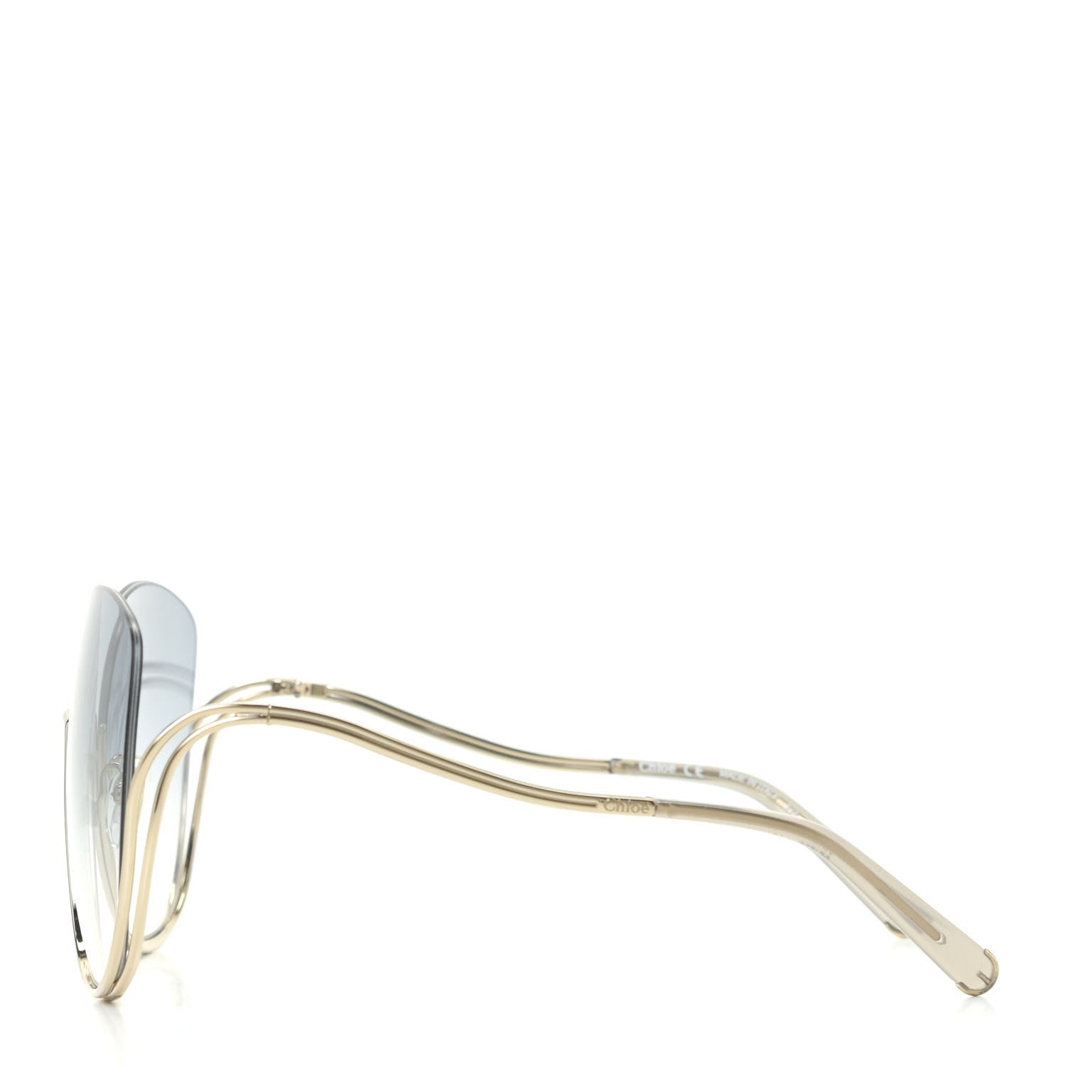 Chloe Oversized Round Milla Sunglasses CE125S Gold 3 of 6